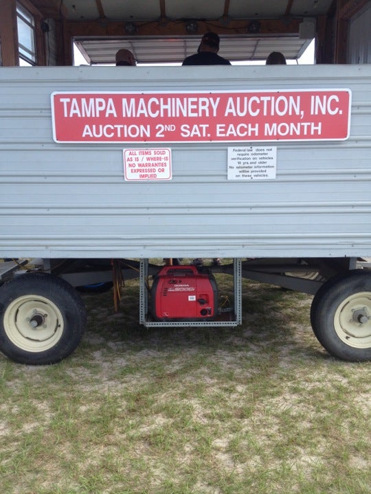 Tampa Machinery Auction Inc, 11720 N US Highway 301, Thonotosassa, FL