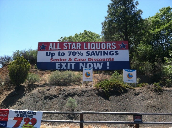 All Star Liquors Express, 210 Hilt Rd, Hornbrook, CA, Liquor stores