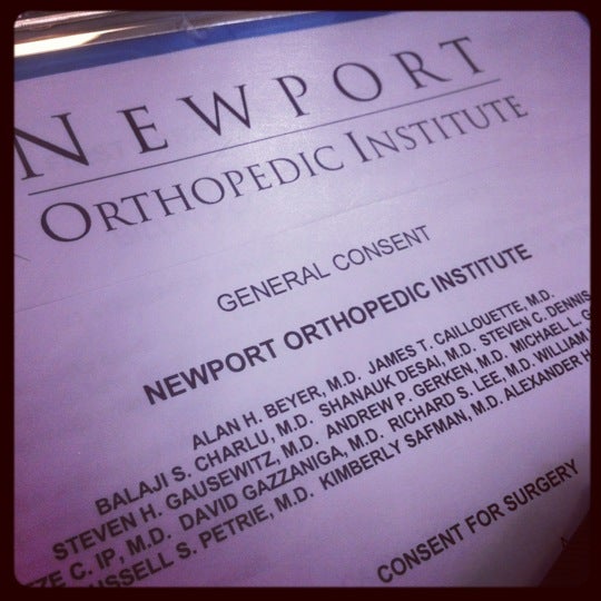 Newport Orthopedic Institute, 22 Corporate Plaza Dr, Ste 100, Newport  Beach, CA, Orthopedic Surgery - MapQuest