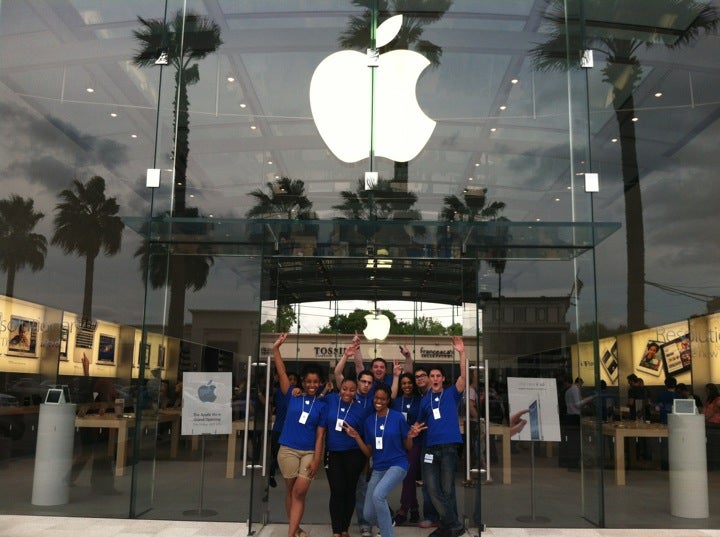 The Apple Store at Highland Village, in Houston, Texas.