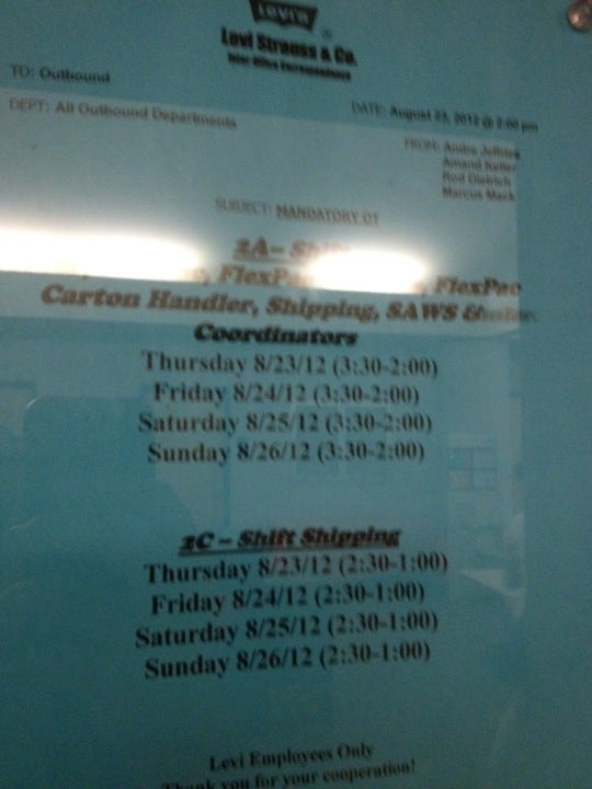 levis strauss henderson