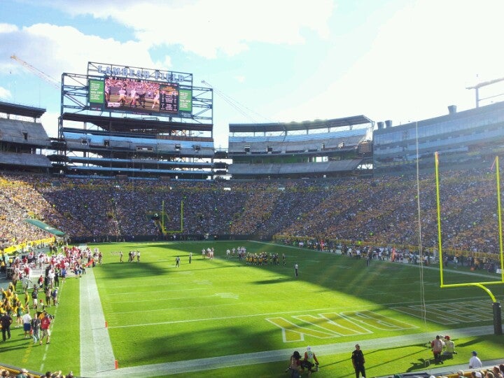 Lambeau Field – 30-40 Yard Line Seating Views, Low Rows