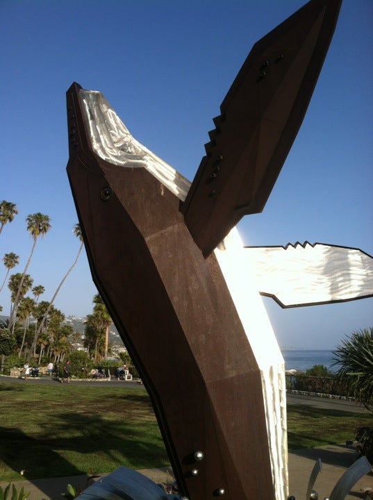 Breaching Whale Sculpture, Cliff Dr, Laguna Beach, CA, Gardens - MapQuest