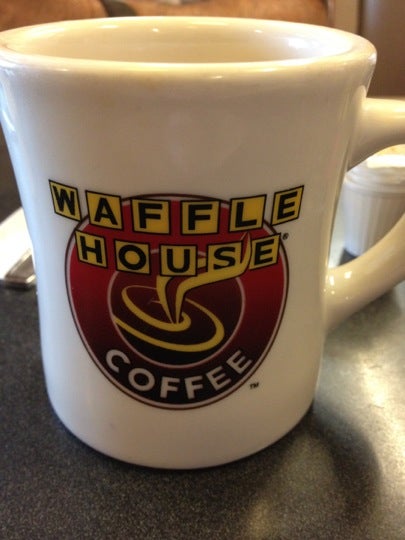 WAFFLE HOUSE restaurant coffee cup