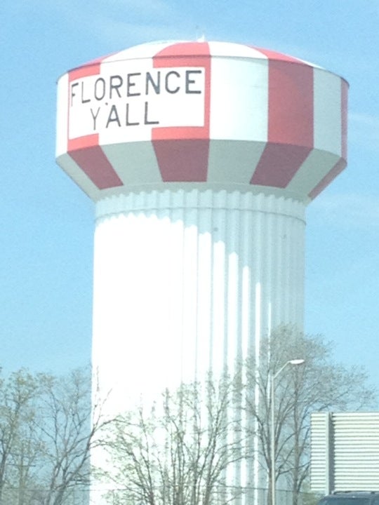 Florence Y'ALL Water Tower, The Florence Y'ALL Water tower …