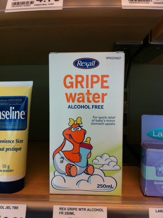 Gripe store water rexall