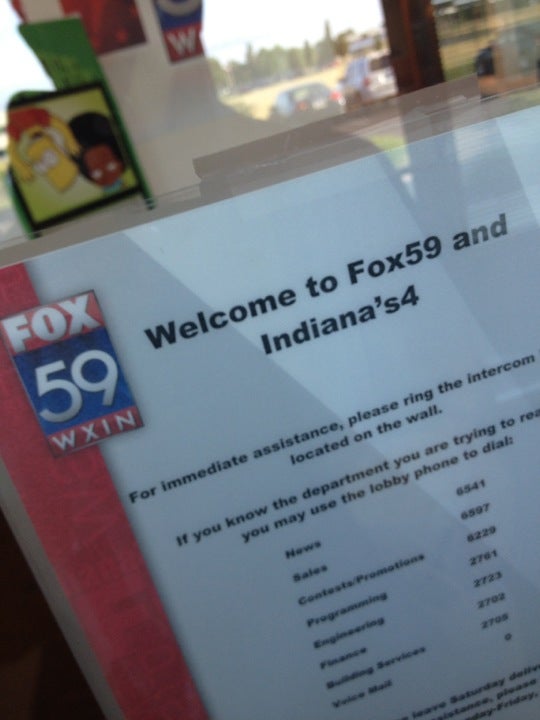 Fox 59 Wxin-TV, 6910 Network Pl, Indianapolis, IN, Film Studio ...