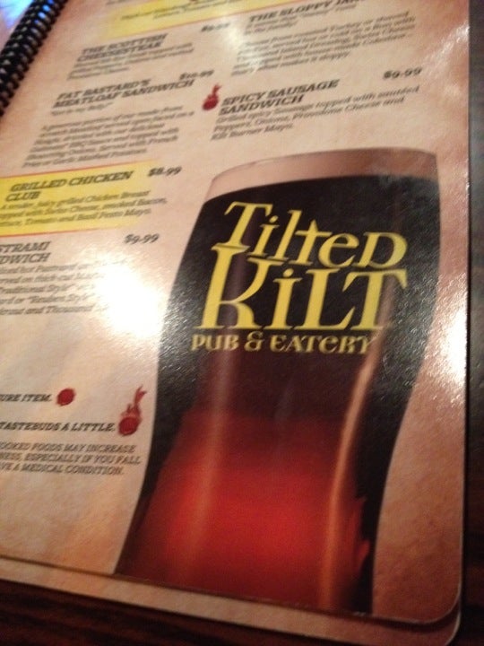 Tilted Kilt Pub & Eatery, 3340 Mall Loop Dr, Spc 1467, Joliet, IL