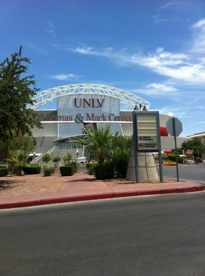 Thomas & Mack Center, 4505 S Maryland Pkwy, Las Vegas, NV, Landmark ...