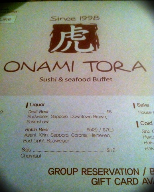 Tora Seafood Buffet, 1640 Camino Del Rio N, Ste 206, San Diego, CA,  Restaurants - MapQuest